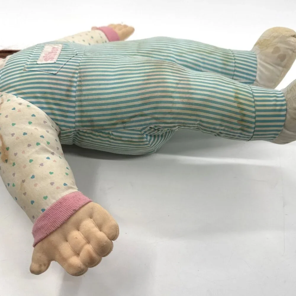 Vintage 1986 Playskool My Buddy Kid Sister Doll Auburn Red Hair Green Eyes 20